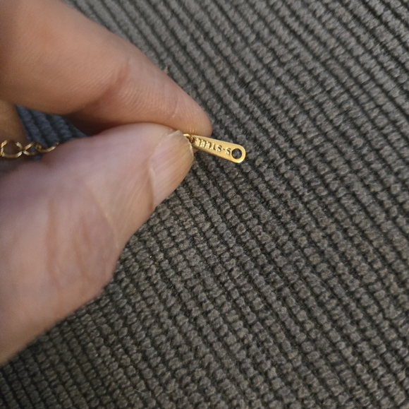 Stainless Steel Gold Evil Eye Pendant Necklace - Picture 5 of 9